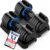 DH FitLife 12 kg / 25 kg verstellbare Kurzhanteln 2,5-12 kg / 4-25 kg mit 10 Gewichtsstufen, Kurzhantel-Set mit Hantelscheiben, variable Gewichte 10 in 1