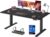 VASAGLE höhenverstellbarer Schreibtisch, 160 x 80 cm, USB-C-Anschluss, Steckdosenleiste, Stehtisch, Erinnerung an langes Sitzen, 3 Speichertasten, für Büro, Tintenschwarz LSD146BZ02