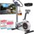 skandika Ergometer Heimtrainer – Heimtrainer mit Bluetooth, Herzfrequenzgurt, 32-stufiger einstellbarer Widerstandseinstellung und Multifunktionscomputer mit Kalorienverbrauch und Pulsmesser