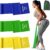 Latex-Gymnastikband, elastisches Fitnessbänder-Set für Workouts, Pilates, Yoga, Physiotherapie und Reha, Widerstandsbänder-Set für Sport, elastisches Band, Fitnessbänder für Training, 1,8 m lang