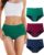 TANSTC Periodenunterwäsche Starke Blutungen Unterwäsche Damen Baumwolle Menstruationsunterwäsche Mädchen Hohe Taille Perioden Menstruationsunterwäsche Frauen Slips 3er Pack