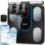 INSMART Körperfettwaage, 8 Elektroden, digitale Personenwaage, misst 56 Körperparameter, einschließlich BMI, Körperfett und Muskelmasse, VA-Farbdisplay und einziehbarer Griff, maximale Tragfähigkeit 227 kg