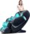 HealthRelife Massagesessel für den ganzen Körper, intelligenter Massagesessel, Zero Gravity, 3D-Roboterhände mit SL-Schiene, Entspannungssessel, Bluetooth-Lautsprecher, Schwarz