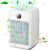 Aircillin Luftreiniger für Allergiker mit Aromatherapie, HEPA-Luftfilter gegen Schimmel, Staub, Pollen, Tierhaare, beidseitige Luftansaugung bis 99,97 % Entfernung bis 0,1 Mikrometer, 25 dB, Timer