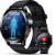 2026 Herren Smartwatch mit EKG/HRV/BMI/Harnsäure, 1,43 Zoll AMOLED Gesundheitsuhr mit 24H SpO2 Apnoe Schlafmonitor SOS Notruf Fitnessuhr für Android/iOS
