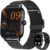 LODIMEKE Smartwatch Herren Damen Telefonfunktion Blutdruck Herzfrequenz Schlaf 1,96 Zoll AI Fitnessuhr 100+ Sportmodi, IP67 Wasserdicht Schrittzähler Wecker Rechner Visitenkarte iOS Android