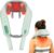 Snailax 4D Kabelloses Nackenmassagegerät mit Wärme, Shiatsu-Nackenmassagegerät mit Knetmassage, elektrisches Massagegerät für Nacken, Schulter, Rücken, Bein, Geschenke, Grün