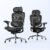 SIHOO Doro C300 V2 Ergonomischer Bürostuhl mit Netzbezug, Schreibtischstuhl mit 8D-Armlehnen & drehbarer Lendenwirbelstütze, 3D-Kopfstütze, Sitztiefenverstellung, Neigung, für Home Office, Schwarz
