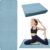 Faltbare tragbare Yogamatte, TPE, rutschfeste Fitnessmatte, Trainingsmatte, 183 x 61 x 0,5 cm, Reise-Yogamatte, Gymnastikmatte, Pilates-Matte für Pilates, Gymnastik, Training und Reisen, für Damen und Herren