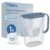 Brita Wasserfilter Krug Style Essential, 1x Maxtra Pro Pure Performance | Steinblauer Filterkrug (2,4 l), passt in den Kühlschrank, Smart Light LED, Klappdeckel, filtert Verunreinigungen wie PFAS