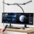 TYEE Schreibtischlampe LED Dimmbar, 24W 3 Lichtleiste LED Schreibtischlampe für Home Office, 1500LM Augenschutz Tageslichtlampe mit Fernbedienungen, 5 Farben, 5 Helligkeiten Bürotischlampe