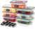 7 x 840 ml Frischhaltedosen mit Deckel, BPA-frei, luftdicht und stapelbar, Gefrierbehälter und Meal-Prep-Boxen für Lebensmittelbox, Gefrierbehälter und Küche