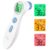 Femometer Fieberthermometer für Babys, Kinder und Erwachsene, kontaktloses Stirnthermometer, Infrarot-Digitalthermometer mit sofortiger genauer Ablesung, Fieberalarm, Weiß