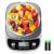 Uten Digitale Küchenwaage, weiße Buchstabenwaage mit Tara-Funktion, großes LCD-Display, automatische Abschaltung, elektronische Waage für Lebensmittel/Backen/Kochen (8 kg in 1 g), weiß