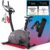 Christopeit Ergometer Heimtrainer Indoor Fahrrad ET 6 mit 24 Widerstandsstufen, bis 150 kg und 200 cm, 12 kg Magnetbremssystem, Kinomap, Bluetooth, Pulsmessung
