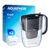 AQUAPHOR Frischwasserfilterkanne 3,2 L – Filterkanne mit 1 Maxfor+ Kartusche – Trinkwasserfilter reduziert Kalk & Chlor – Für Kaffee, Tee & Trinkwasser – Schwarz