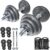 SPORTINATOR® Hantelset „Machine“ 20 kg mit Koffer – Effektives Ganzkörpertraining zu Hause oder unterwegs. Hochwertiges Gusseisen und legierter Stahl für maximale Haltbarkeit