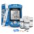 sinocare Harnsäuremessgerät, Blutzuckermessgerät, Safe AQ UG Blutzuckermessgerät Set mit 50 Blutzuckerteststreifen und 50 Harnsäureteststreifen (Safe UG Kit mit Teststreifen 50+50)