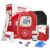 sinocare Blutzuckermessgerät, mg/dL, Blutzuckermessgerät-Set mit Teststreifen x 25, Selbsttest-Diabetes-Set, tragbar für unterwegs (Safe AQ Smart)