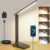 Schreibtischlampe LED dimmbar, Tischlampe mit Augenschutz & USB-Ladeanschluss, 5 Farbtemperaturen & 5 Helligkeitsstufen, Touch-Steuerung, faltbar, für Büro, Lesen und Home Office