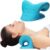 Cozyhealth Nacken- und Schulterentspanner, Nackenstrecker zur Linderung von Nackenschmerzen, Nackenstrecker, Chiropraktikkissen zur Entspannung der Halswirbelsäule, Nackenkissen (blau)