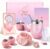 Muttertagsgeschenk für Mama – Geschenkset Damen Wellness-Set, Geburtstagsgeschenk für Mutter, Muttertagsgeschenk für Sie, Frau, Oma, 10-teiliges Spa-Set mit Thermobecher, Kerze, Badebomben