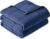 Sivio Gewichtsdecke für Erwachsene 7 kg, atmungsaktive Gewichtsdecke, weiches Material mit Glasperlen für alle Jahreszeiten, Schlafsofa, 120 x 180 cm, Marineblau