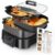 Taylor Swoden Arthur Dampfgarer mit Timer, Ultrakompakter Dampfgarer mit 3 Schlitzen, BPA-frei, programmierbar, voreingestellte Programme, Warmhaltefunktion, 6 l, 1250 W