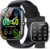 Damen-Smartwatch, Schwarz, Modern