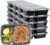 Henshow Meal Prep Container, 1000 ml Premium wiederverwendbare BPA-freie Lunchbox mit Deckel, mikrowellen-, gefrier- und spülmaschinenfest