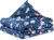 4FIZJO Gewichtsdecke Kinder 4 kg 100 x 150 cm, Therapiedecke zum Stressabbau & Angstzustände, hypoallergene Glasperlen, weiche & kühlende Polyester-Außenschicht, für Kinder von 25-40 kg, Dunkelblau