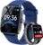 Gydom Herren Smartwatch mit Telefonfunktion 1,85 Zoll HD 2 Armbänder Fitnessuhr Fitnesstracker Herzfrequenz/SpO2/Schlafmonitor/IP68 Wasserdicht Sportuhr Schrittzähleruhr für Samsung Android
