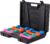 Gorilla Sports® Hantelset Vinyl 1-10 kg für Gymnastik, Aerobic, Pilates, Fitness – Hanteln in 6 Gewichts- und Farbvarianten im 2er-Set / Komplettset / Gewichtskoffer | 8 Gymnastikhanteln: 2 x 0,5 kg, 2 x 1 kg, 2 x 1,5 kg und 2 x 2 kg; Hantelset, Hantelset, Aerobic-Hanteln, Fitness