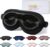 ZIMASILK 100 % Maulbeerseide, verstellbare Schlafmaske, 22 mm, entworfen für lange Wimpern, geeignet für Wimpernverlängerungen, konturierte Null-Druck-Augenmaske, Augenschlafmaske mit reiner
