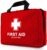 Premium-Erste-Hilfe-Set mit Sofort-Kühlakkus, Augenspülung, Rettungsdecke für Zuhause, Büro oder Auto, Rot