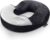 5 Star United Memory Foam Donut-Sitz – orthopädischer Hämorrhoiden- und Steißbeinsitz zur Schmerzlinderung, ergonomischer, rutschfester, waschbarer Bezug – schwarz, klein
