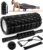 Faszienrolle, Qveetry 6-in-1 Schaumstoffrolle, Faszienrollen-Sets mit Massagerollerstange, Widerstandsbänder, Krafttraining, Massageball, Fitnessbänder, 33 cm Schaumstoffrolle für Yoga, Pilates, Sport
