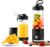 Smoothie Maker To Go mit USB-C, Tragbarer Mixer Mini-Standmixer 650ml für Smoothies & Protein Shakes, Tragbarer Mixer mit 6 Edelstahlklingen, Ice Crush, Auslaufsicherer Deckel & Trinkschnabel