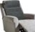 Lendenwirbelstützkissen für Liegesessel und Sofas, 2-teiliges Rückenstützkissen mit Kopfstützenkissen, zweilagiges Design für Senioren und langes Sitzen, Dunkelgrau