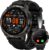 KOSPET TANK T4C Herren-Smartwatch mit LED, 1,5 Zoll AMOLED, Dualband-GPS & Kompass, extrem lange Akkulaufzeit, 24/7 Herzfrequenz- und Schlaf-Tracking, 50 m wasserdicht, Bluetooth-Anrufe, Android & iOS (schwarz)