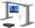 Flexispot höhenverstellbarer Schreibtisch, elektrisches Tischgestell mit 2 leistungsstarken Motoren, Superlast 160 kg, 35 mm/s Verstellgeschwindigkeit, Memory-Steuerung & LED-Höhenanzeige (E6 Upgrade Grau) | Elektrisches Tischgestell mit hoher Tragkraft, 35 mm/s Hubgeschwindigkeit, Memory-Funktion und USB-Anschluss