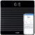 Vitafit Digitale Personenwaage mit Gewicht und BMI, Smarte Körperwaage mit App über Bluetooth, rutschfeste Plattform, Schwarz