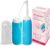 Faltbare Po-Dusche 700 ml (XXL-Version) für Männer und Frauen – Tragbare Intimdusche mit 9 Löchern für stärkeren Wasserstrahl – Tragbares Bidet für Reisen und Wochenbett
