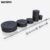 GORILLA SPORTS® Langhantel-Set – 60 kg, 100 kg oder 130 kg, Langhantelstange 170 cm, 2 Hanteln, Hantelscheiben aus Kunststoff, 30 mm, mit Spinlock-Kragen – Hantel-Set, Langhanteln, Gewichte, Fitness