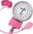 SCIAN Manuelles Blutdruckmessgerät mit europäischer Blutdruckmanschette (22–42 cm) und D-Ring + Tragetasche für Krankenschwestern, Ärzte, Senioren, Erwachsene, Pink
