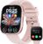 Smartwatch für Damen und Herren, 1,83 Zoll HD-Fitnessuhr mit Telefonfunktion, Fitness-Tracker mit SpO2-Herzfrequenzmesser, Schlafmonitor, Schrittzähler, 110+ Sportmodi, Sportuhr, IP68 wasserdicht