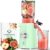 LINKChef Slow Juicer, 115 mm große Einfüllöffnung für Entsafter, Gemüse und Obst, Testsieger, Kaltentsafter 200 W, BPA-frei, leicht zu reinigen und zu montieren, hellgrün