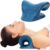 Cozyhealth Nacken- und Schulterentspanner, Nackenstrecker zur Linderung von Nackenschmerzen, Nackenstrecker, Chiropraktikkissen zur Entspannung der Halswirbelsäule, Nackenkissen (Dunkelblau)