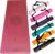 Rutschfeste Premium-Yogamatte: Rutschfester Naturkautschuk und japanische Profi-Griffoberfläche | 185 x 68 x 0,45 cm | Tragegurt | 4,5 mm dicke Yogamatte, rutschfest