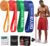 Fitnessbänder, Widerstandsbänder mit 4 Stufen, Widerstandsbänder für Männer und Frauen, Fitnessband-Set, Trainingsbänder für das Training, Klimmzughilfe